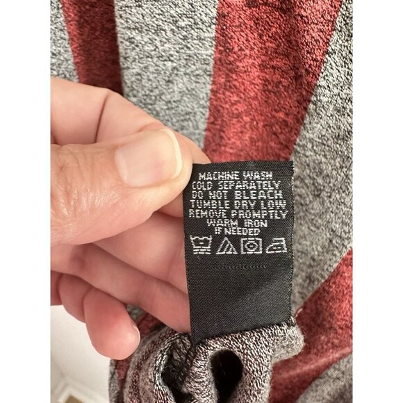 Carbon Men's Heathered American Flag‎ Tank Size Med Workout Loungewear Outdoors - Picture 7 of 7